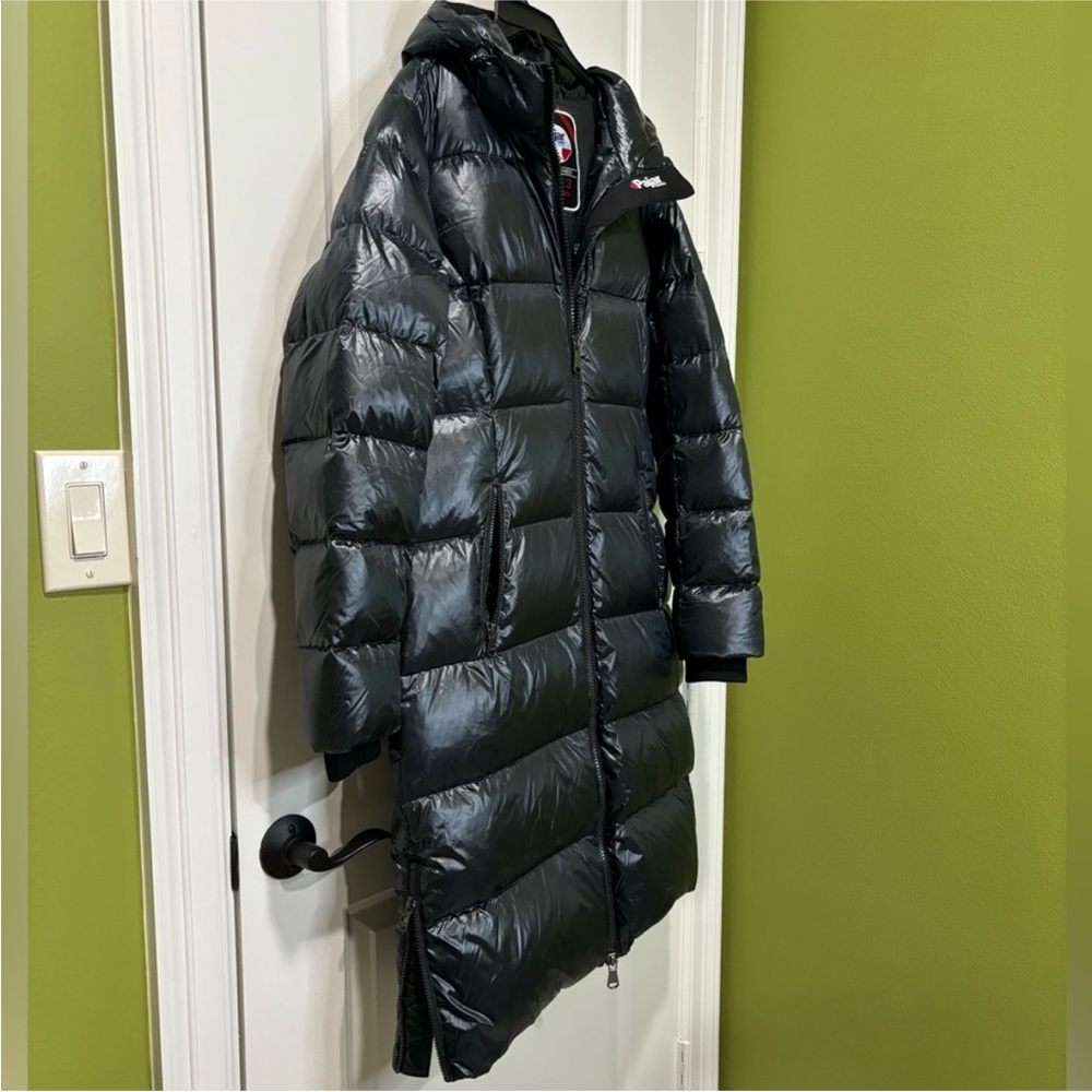 Pajar Canada Black Ruby Hooded Longline Down Puffer Coat - Picture 3 of 16
